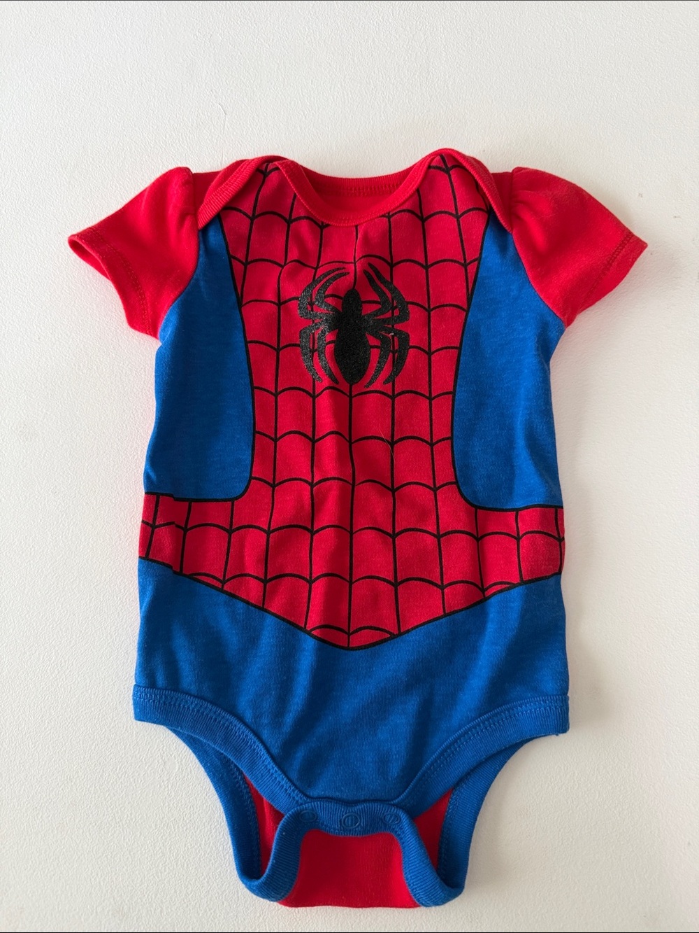 Marvel - glitter Spider-Man Onesie